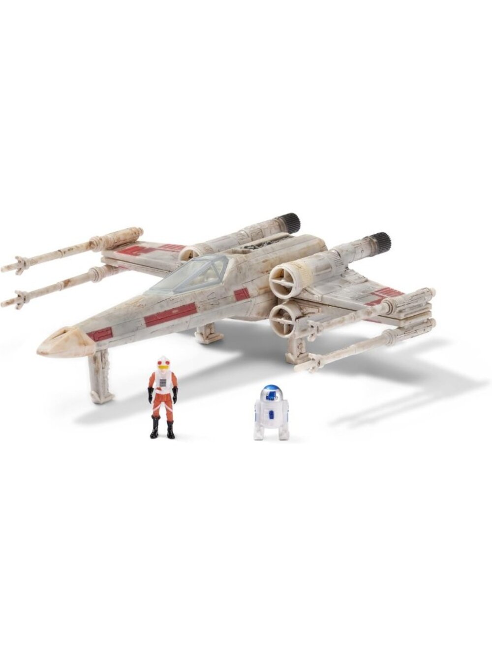 X-Wing Starfighter Vehicle Set with Luke Skywalker & R2-D2 Micro Figures